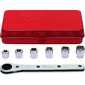 Ko-Ken Socket Set 5-10mm 6 Point 7 pieces 1203